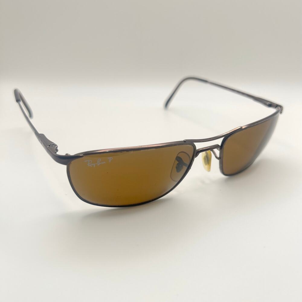 Ray-Ban RB3132 PS MS 012/47 Sunglasses Brown Polarized Italy 59-18 Italy
